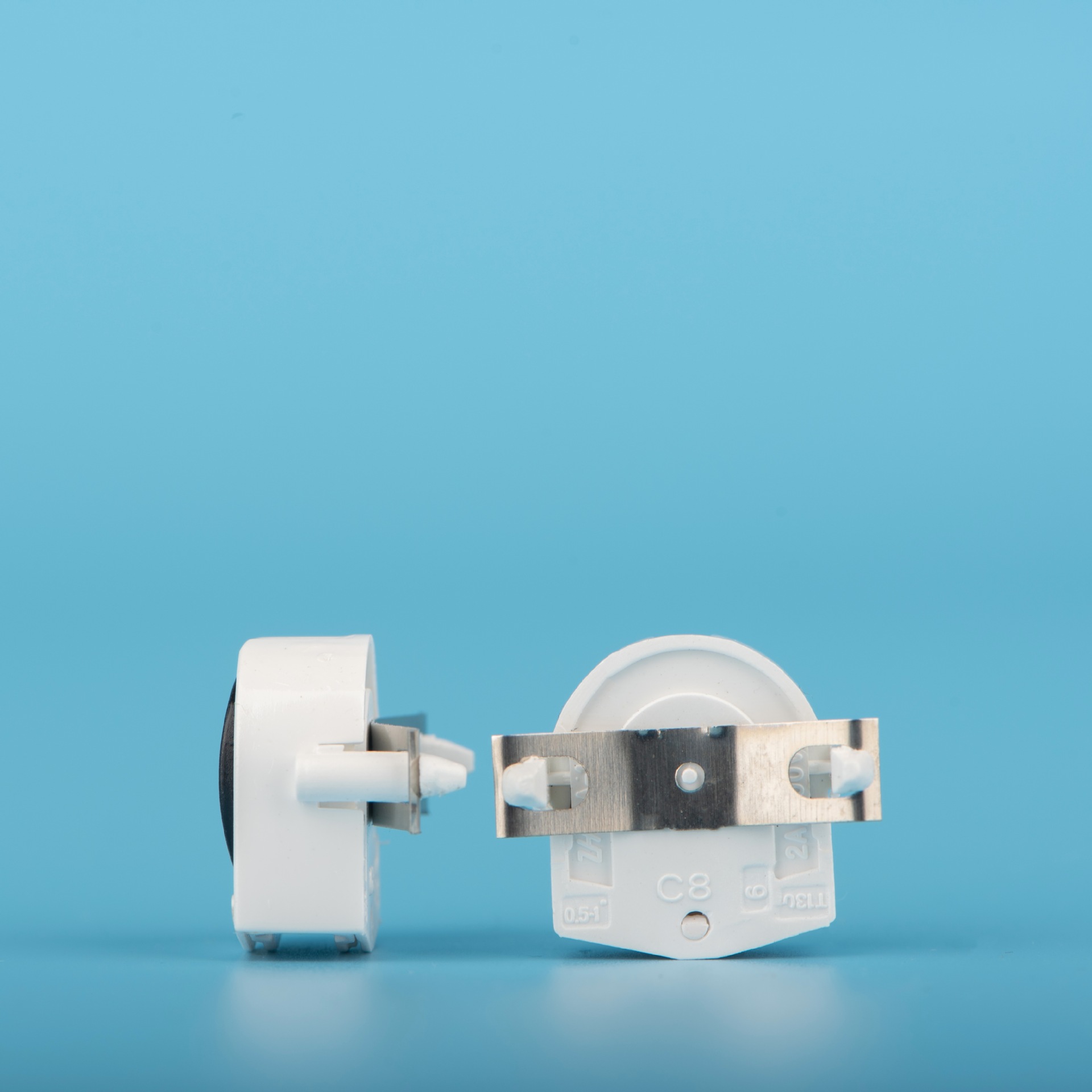 G5 T5 spring piece fluorescent daylight aging waterproof sterilization mosquito-killing lamp head lamp base lamp foot Lamp decoration accessories details Picture