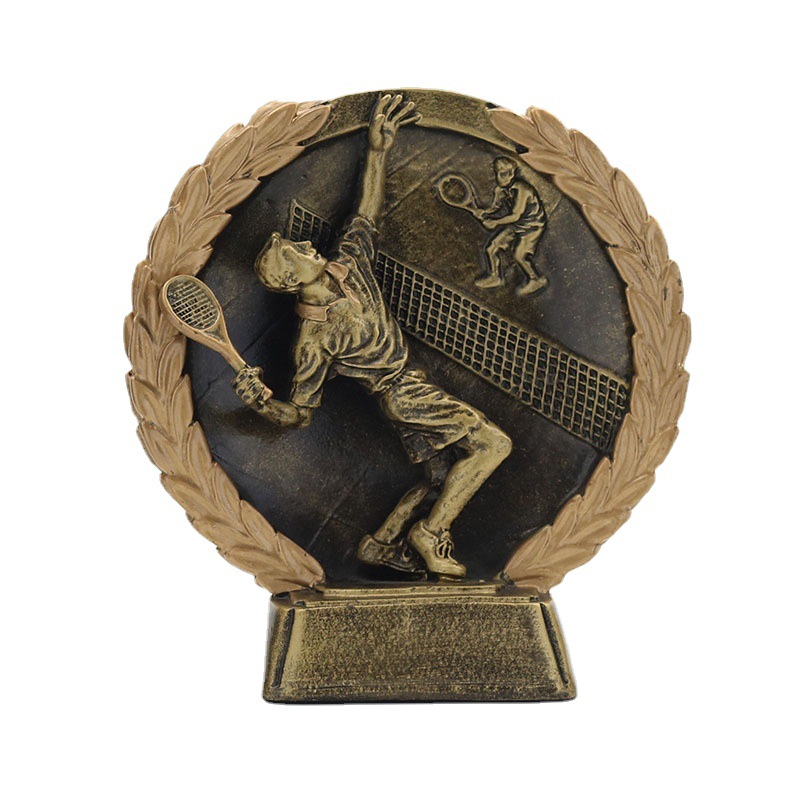 Wanyuanxin Tennis Figure Resin Handicraft Decoration Cross-Border Direct Support For Manufacturers Customized Printable Logo Item Picture