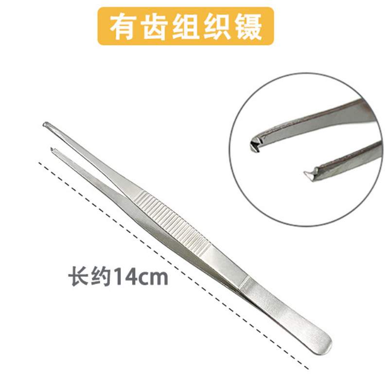 免胶睫毛镊子/镊子白底实物图