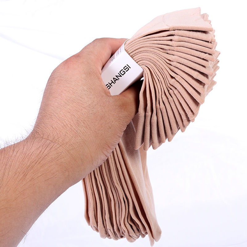 Hotel front desk stockings 5-20 double summer men's and women's thickened and lengthened thick men's and women's universal anti-odor and anti-hook cored yarn direct sales details Picture