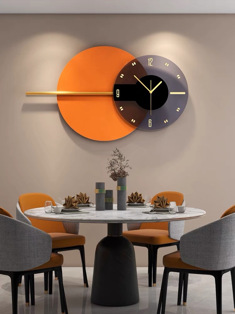 Living Room Light Luxury Wall Clock Modern Simple Home Fashion Art Wall Clock Personality Creative Internet Celebrity Restaurant Clock