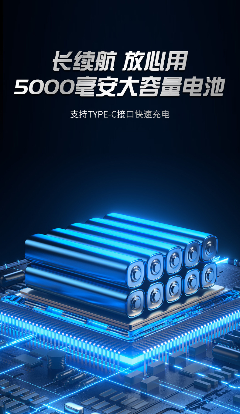 跨境户外手持暴力风扇无线露营工作高速涡轮风扇迷你大功率吹风机详情8