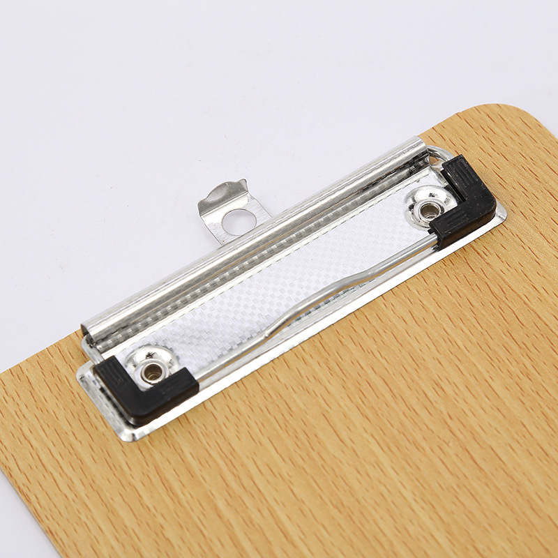 Wooden board clamp, folder, a4 writing board clamp, pad board, menu clamp, office stationery, file folder, meeting clamp, signature board Specification image