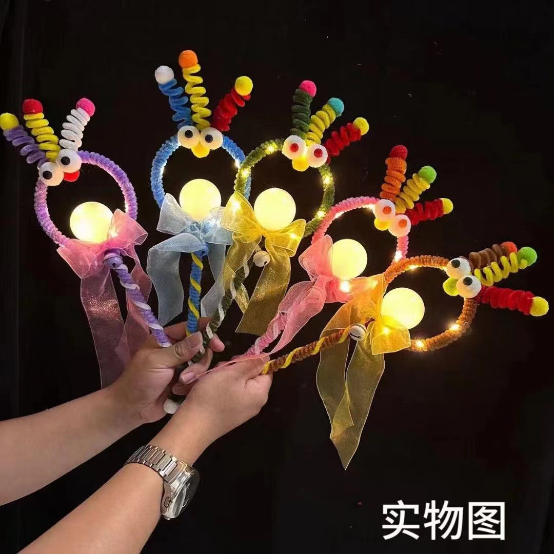 Nuevo crossover venta caliente brillante magic fairy stick twist twist stick hecho a mano estilo brillante dibujos animados magic stick juguetes details Picture