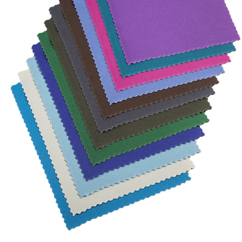 600d纺织针织牛津布600d3*25pvc涂层平纹面料单色涤纶布箱包面料详情图3