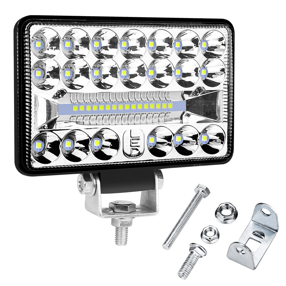 DXZ 4 "large field of view LED working light 36 lights 108W mixed light car auxiliary lights truck headlights spotlights Item Picture