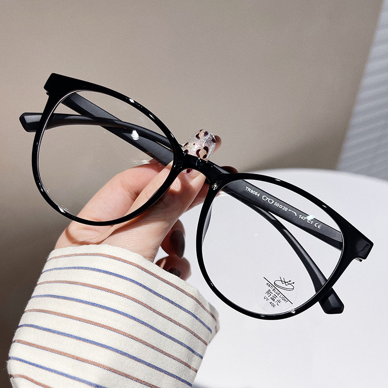 عدسات جديدة من طراز TR90 ذات إطارات دائرية من طراز TR90 لعدسات قصيرة اللون من نوع جنرال زيتونين details Picture