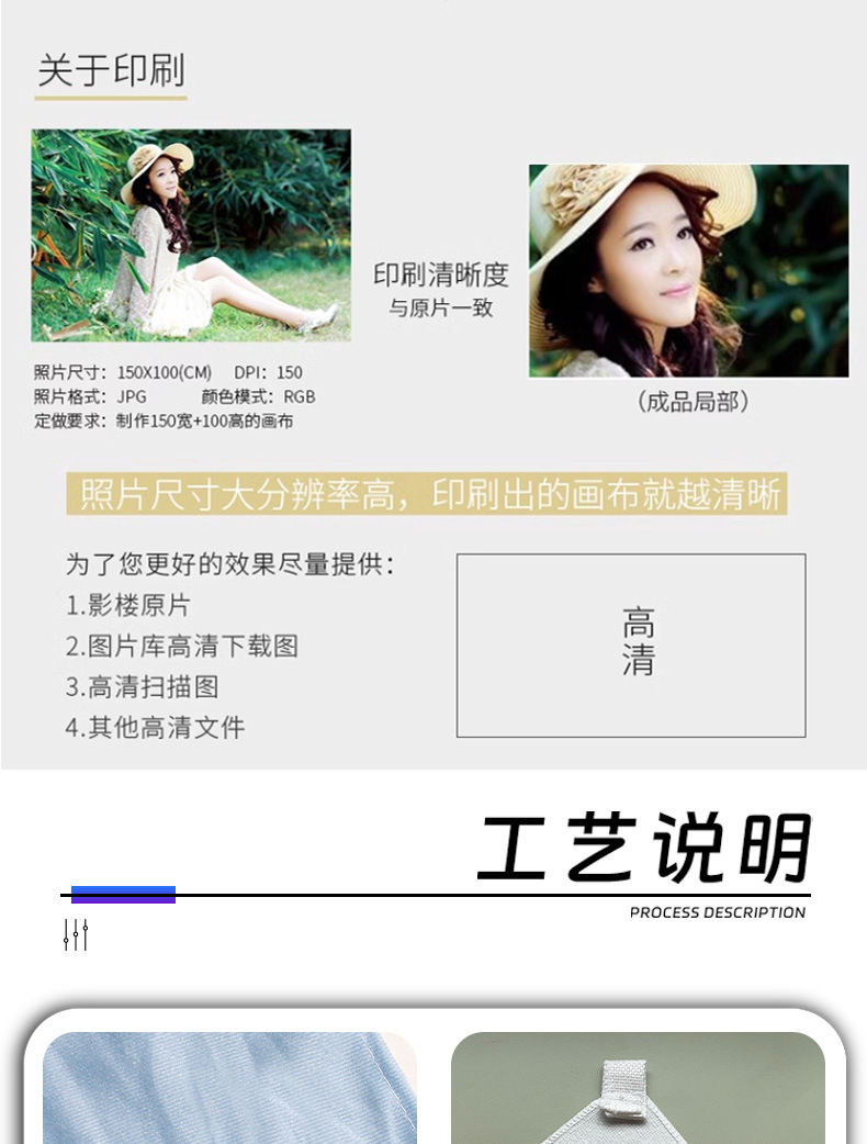 跨境挂布来图定制卧室背景布房间图案客厅装饰墙布挂毯定做高级感详情13