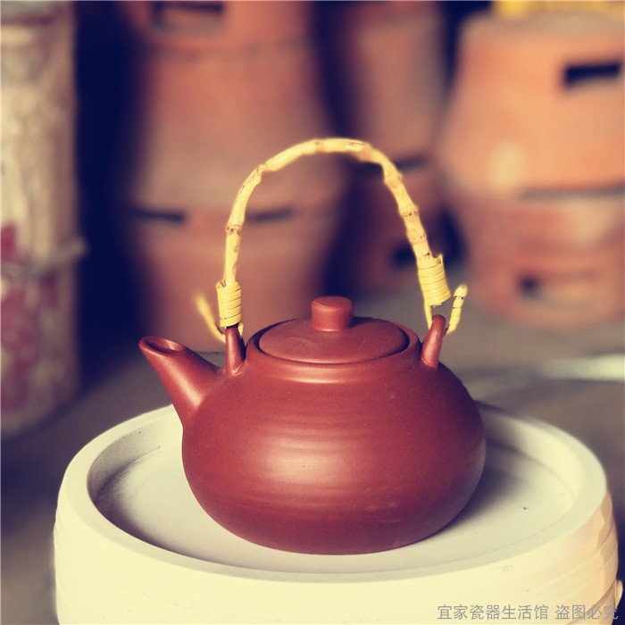 Wholesaling Purple Clay Kettle Charcoal Stove Kettle Hand-Held Pot Carbon Kettle Warm Wine Single Pot Pot Clay Pot Tea Ceremony All Handmade Specification drawing