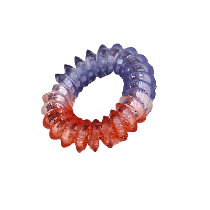 New Jelly Three Color Telephone Line Hairband Creative Elastic Children's Headwear Headband Accessories Wholesale Foreign Trade Item Picture