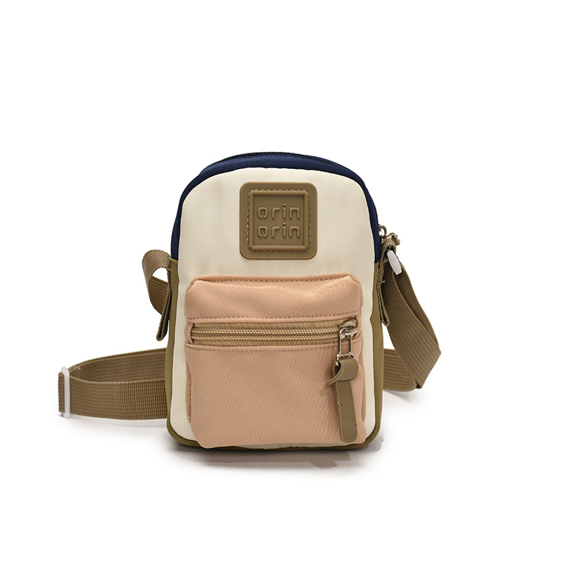 Stylish letter single-shoulder bag for boys and girls, mini and cute outdoor travel baby coin purse, new foreign trade children's bag Item Picture