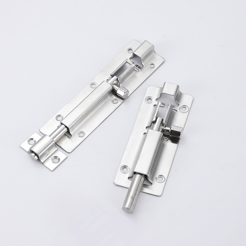 Stainless steel 201 exposed latch door bolt, thickened old-style door with Chinese latch, anti-theft lock for bathroom wooden doors and Windows Application Scenario