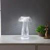 Cross-border creative crystal table lamp, light luxury touch decorative atmosphere lamp, bedside jellyfish night lamp, gift display piece Item Picture