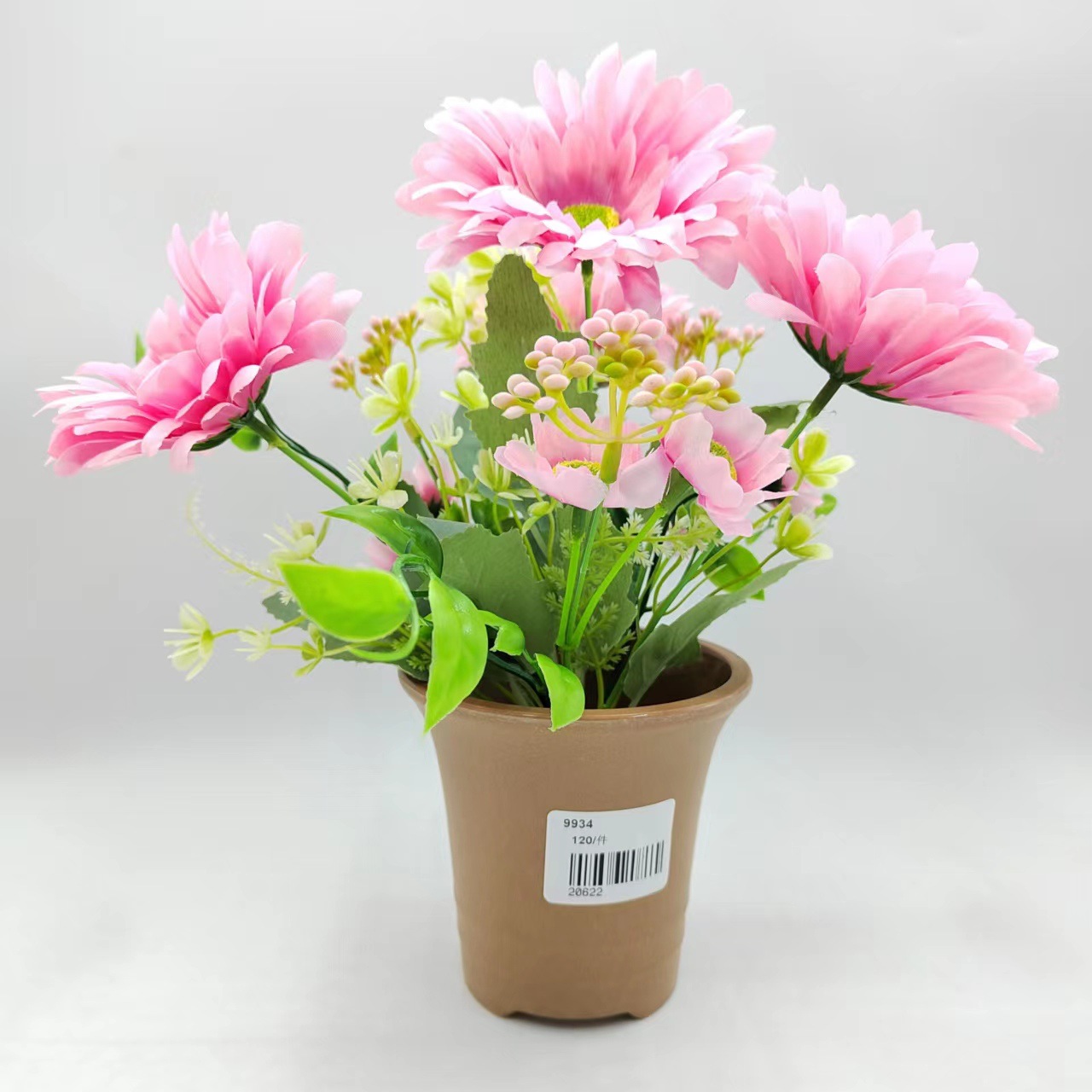 Hongsheng artificial flowers: Sunflowers, small daisies, artificial silk flowers, bonsai, plastic flower arrangements, small potted plants, home decoration Application Scenario