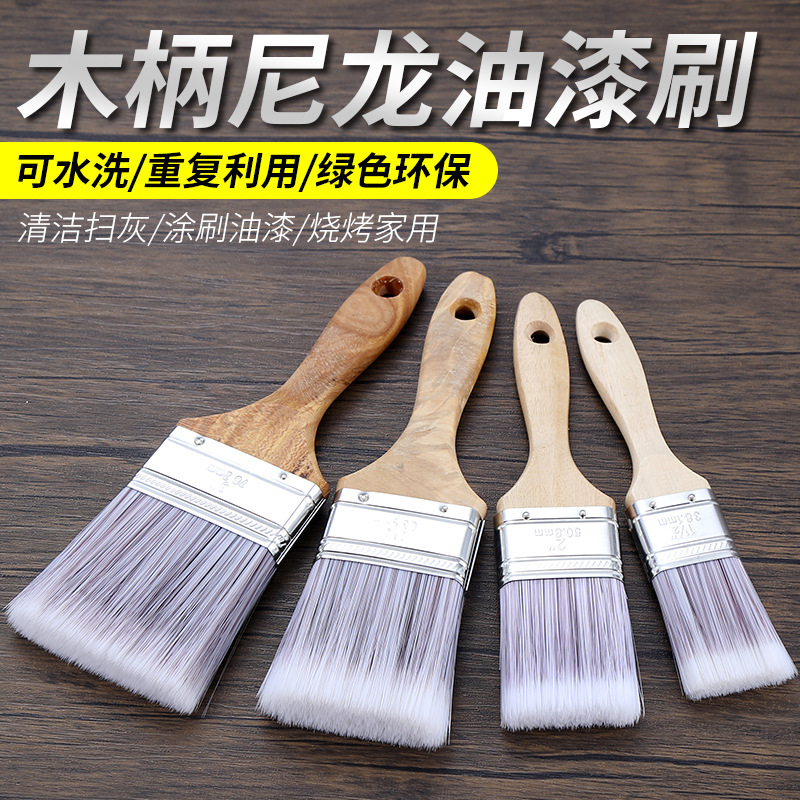 Marine paint brushes, paint brushes, industrial wholesale paint brushes, pighair brushes, pighair cleaning, dust removal, non-shedding paint brushes details Picture