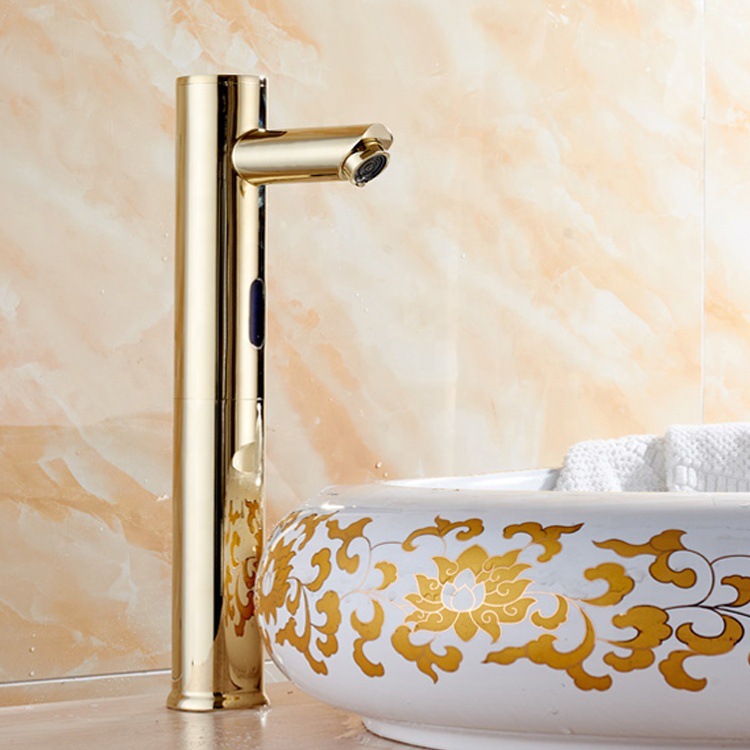 Fully automatic sensor faucet, height-adjustable washbasin faucet, intelligent sensor for both the top and bottom basins, and automatic sensor faucet Specification image