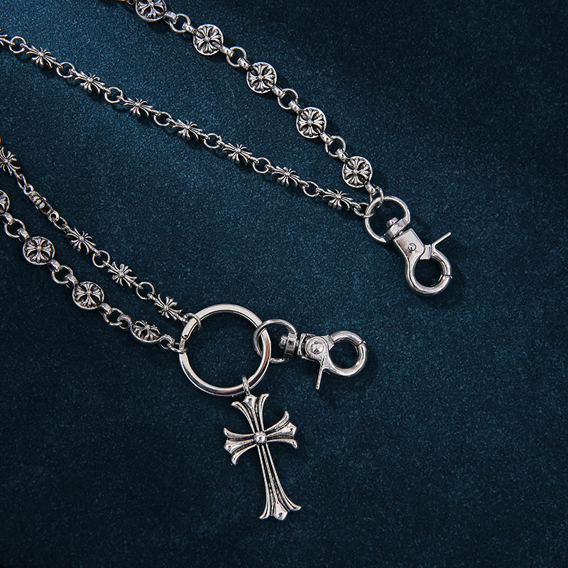 Klodo element pants chain, bag pendant, sword, round beads, cross waist chain, lobster buckle pendant, jeans chain Specification image