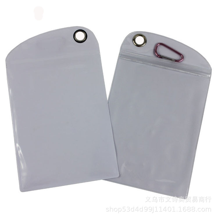 White chicken eye bag PVC bag Cold towel bag White PVC bag cold towel bag Clothing bag