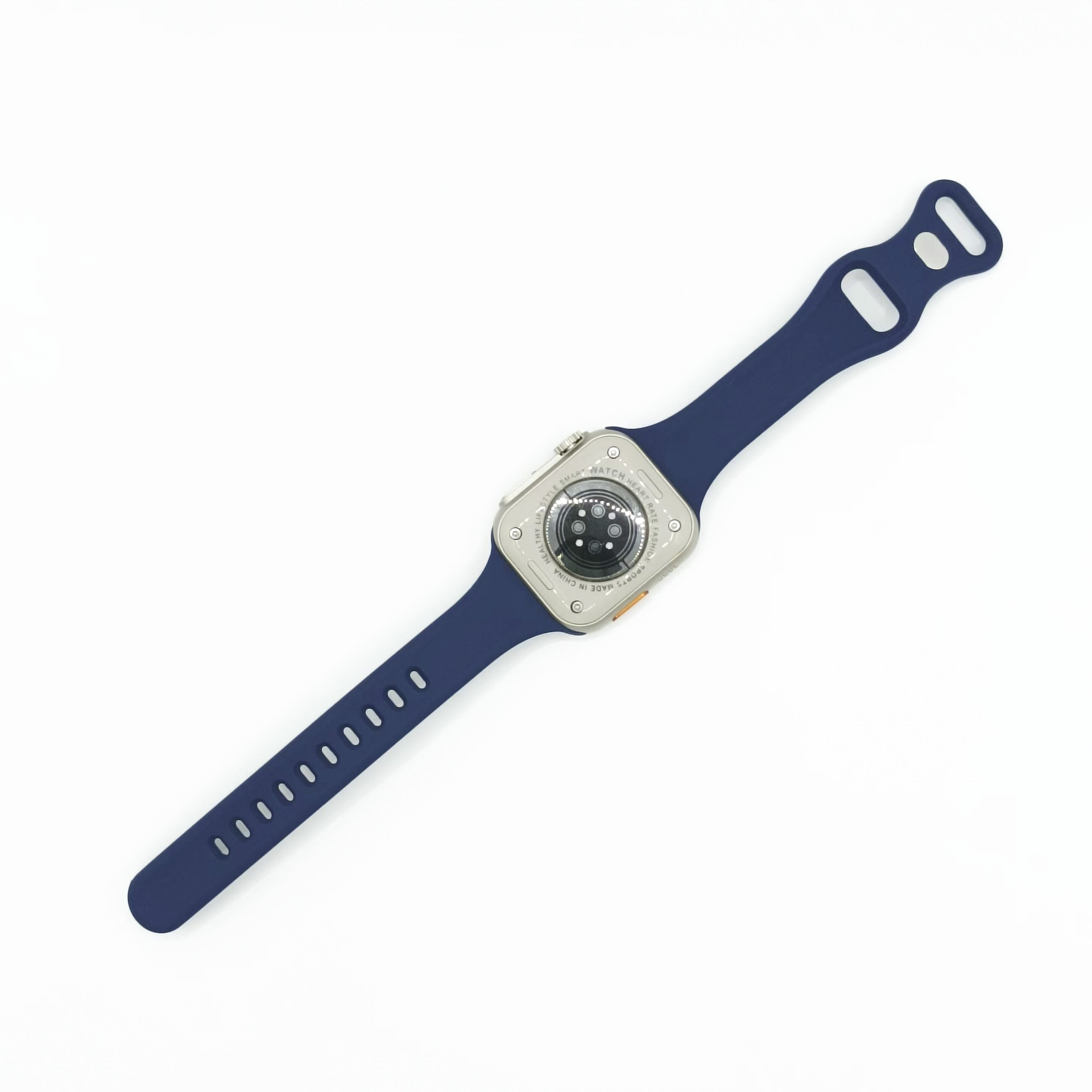 适用于苹果Watch Ultra 9876543210代小蛮腰八字扣蝴蝶扣硅胶表带详情7