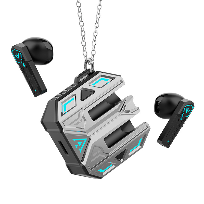 爱虎耳机X39电竞游戏耳机锌合金机身炫酷呼吸灯高音质电竞低延迟超长续航