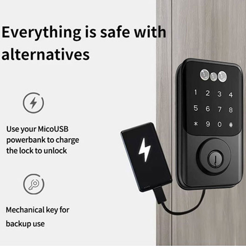 Tuya Smart All-in-One Lock Bluetooth Fingerprint Password Card Swiping Smart Lock Specification image