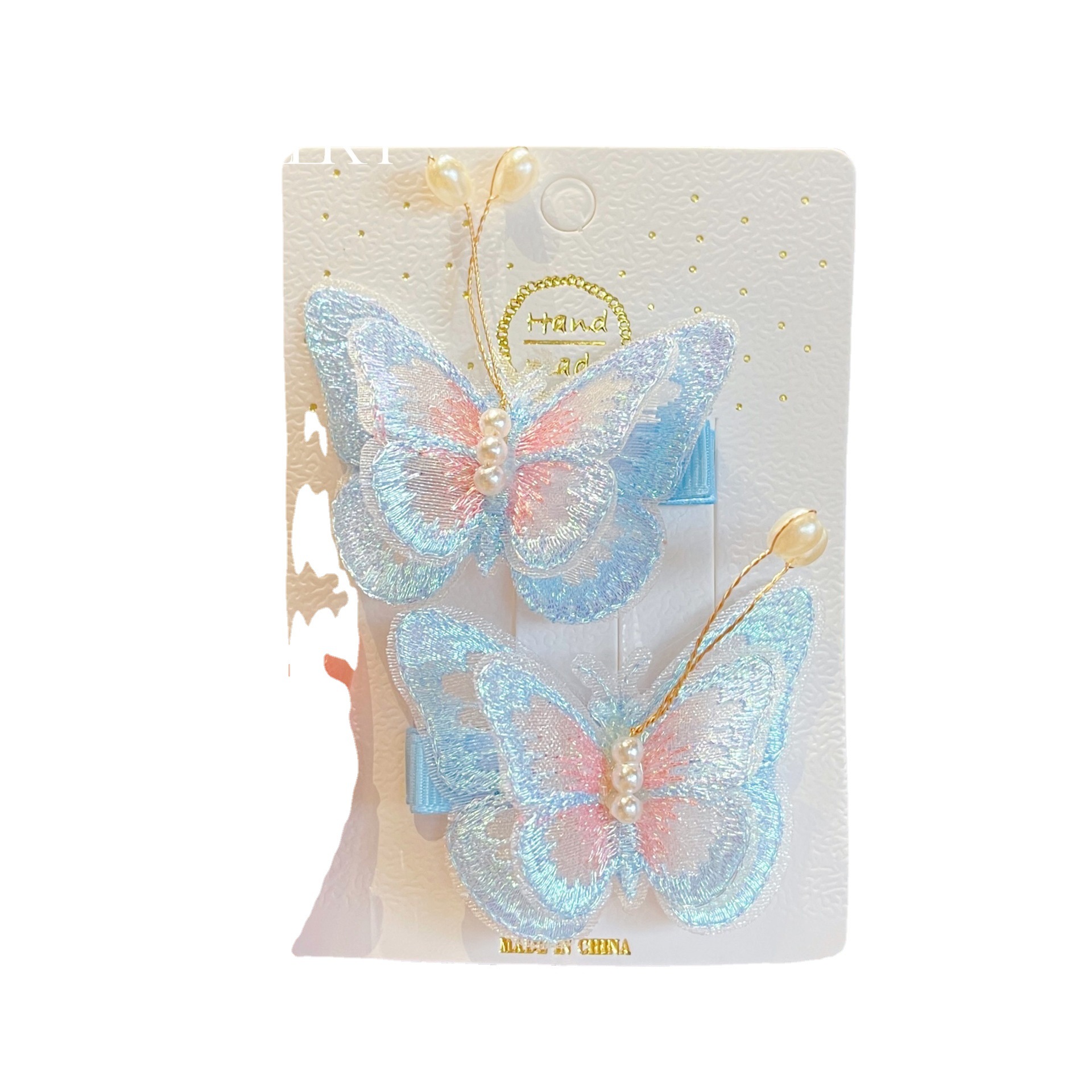Children's Hair Clip Butterfly Hair Clip 2023 New Handmade Spring And Summer Broken Hair Card Bangs Clip Baby Super Fairy Hair Clip Item Picture