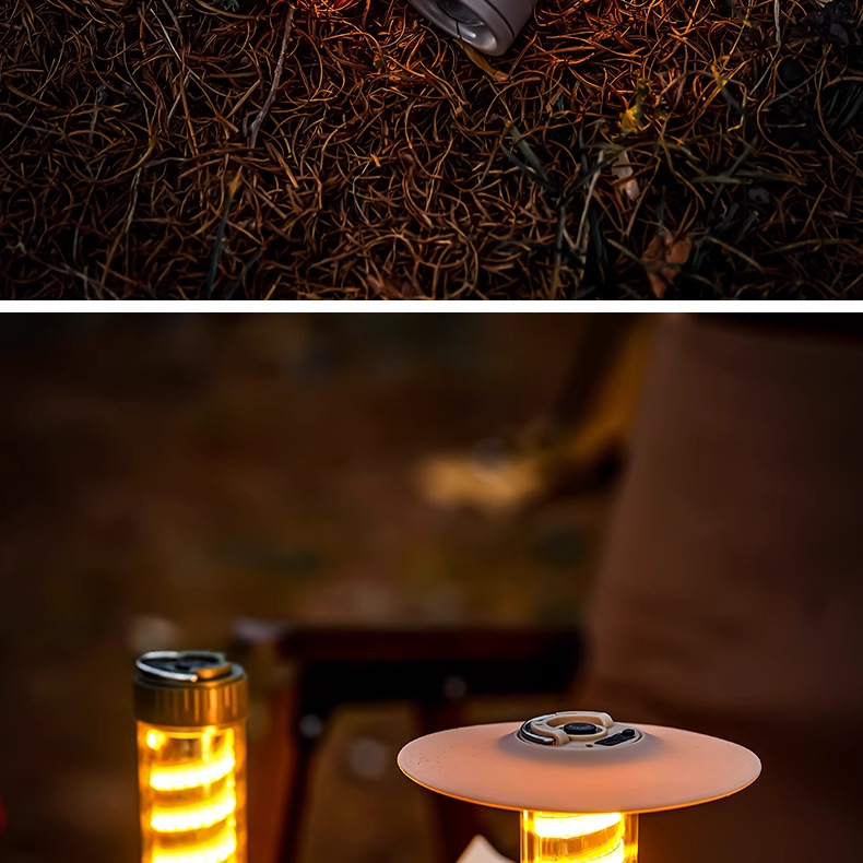 跨境新露营灯户外照明手电筒摆摊手提帐篷灯多功能充电野营氛围灯详情27