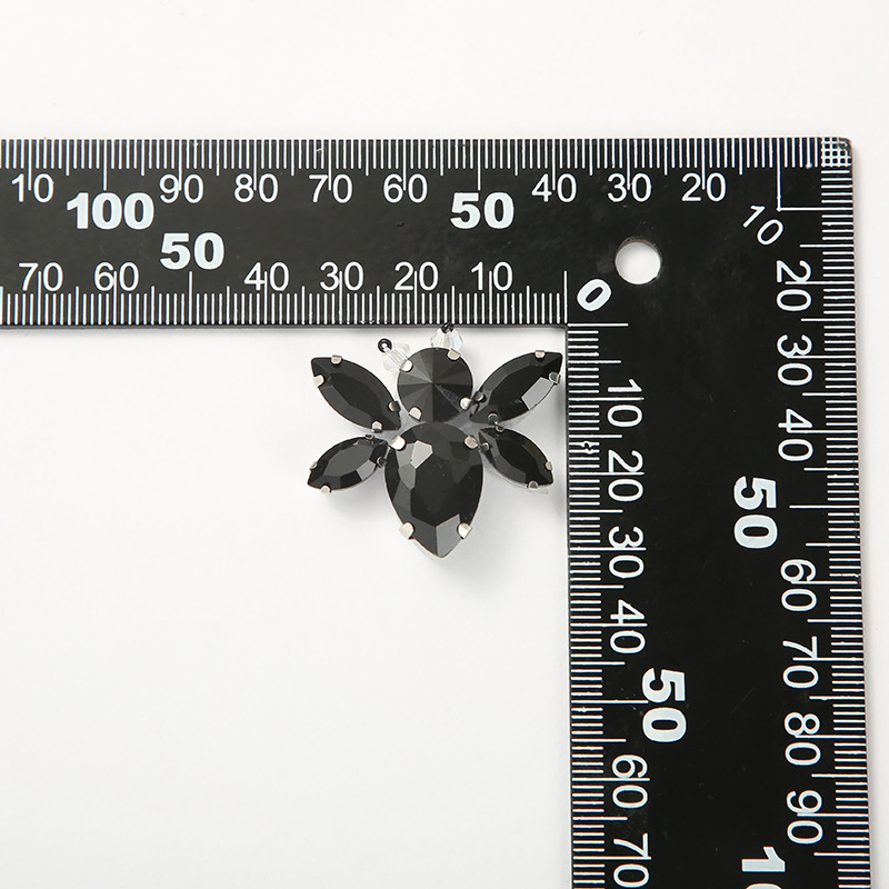 Spot Glass Rhinestones Small Bees Handmade Beaded Clothing Diy Design Bags Shoes And Hats Decoration Manufacturers Straight Hair Specification drawing