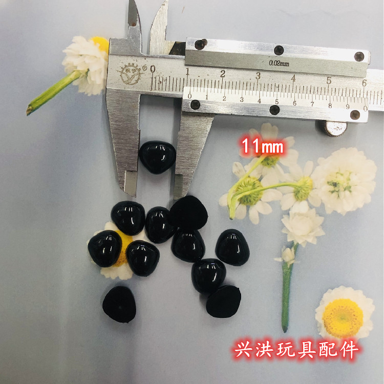 10 By 11 Triangle Flat Flat Bare Nose Diy Handmade Nose Accessories Multi-Color Plush Toy Eye Nose Accessories
