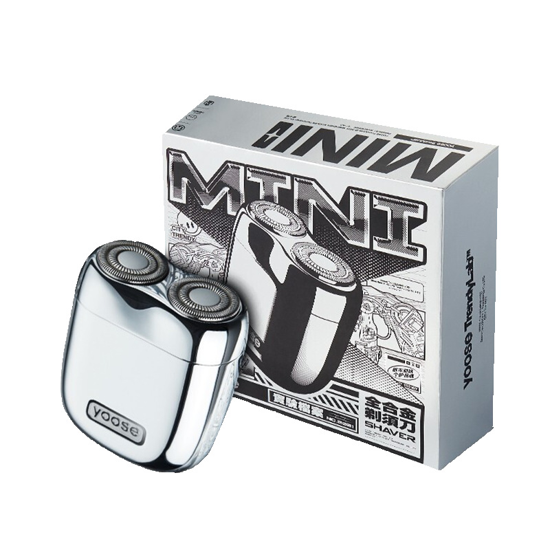 Colored men's electric shaver, reciprocating mini portable razor, small electric multi-functional beard knife Item Picture