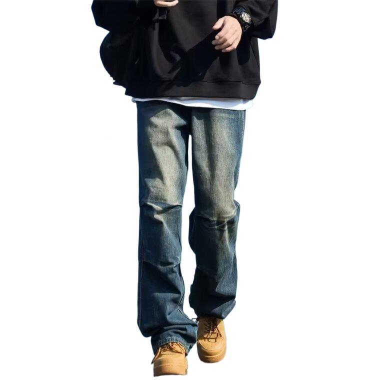 Custom-made 2025 summer new style American retro jeans for men details Picture