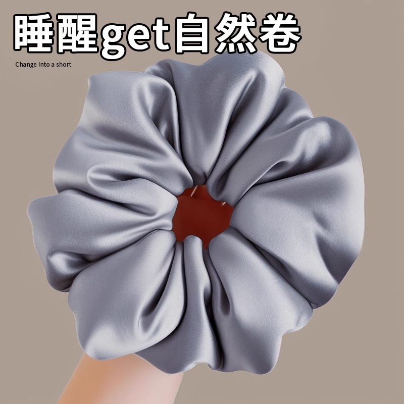 The 2025 new high-end retro sleep headband, hair tie, rubber band, pillow, hair tie and hair accessory for women with large intestine hair band Specification image