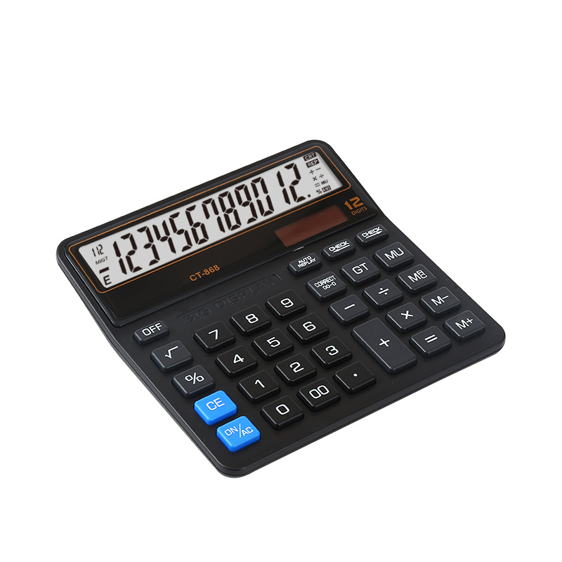 Factory direct supply financial calculator, office calculator, logo customized calculator CT-868 details Picture