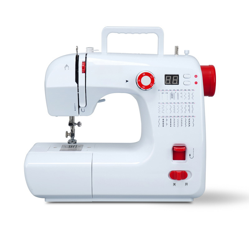 HOT Portable 702 LCD screen microcomputer lockstitch and buttonhole thickening 30-stitch household electric sewing machine