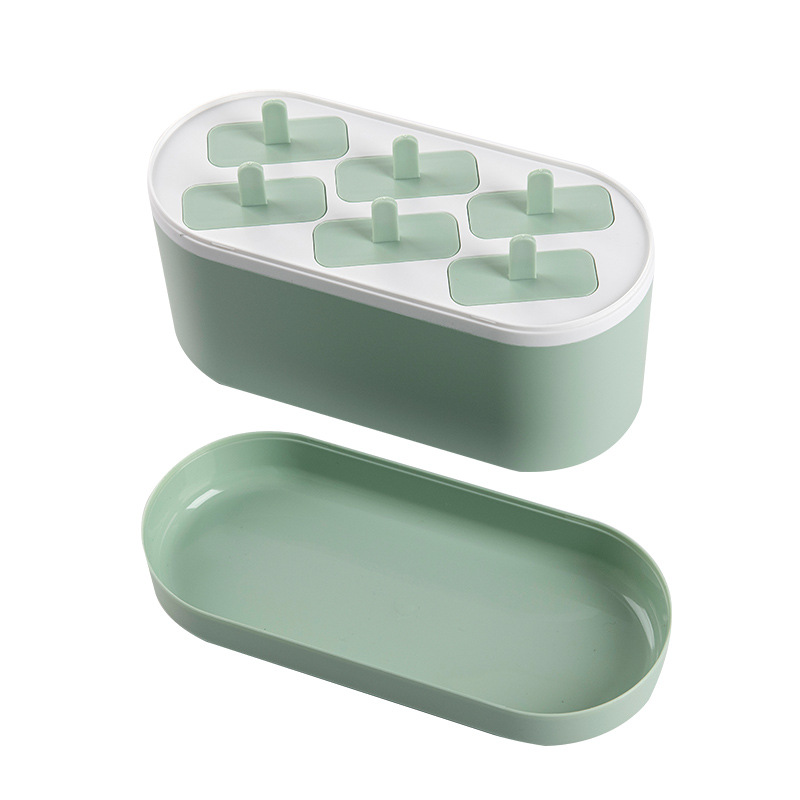 Ice Cream Mold Box Homemade Ice Cream Popsicle Popsicle Ice Cube Box Ice Bar Popsicle Children's Cartoon Model Item Picture