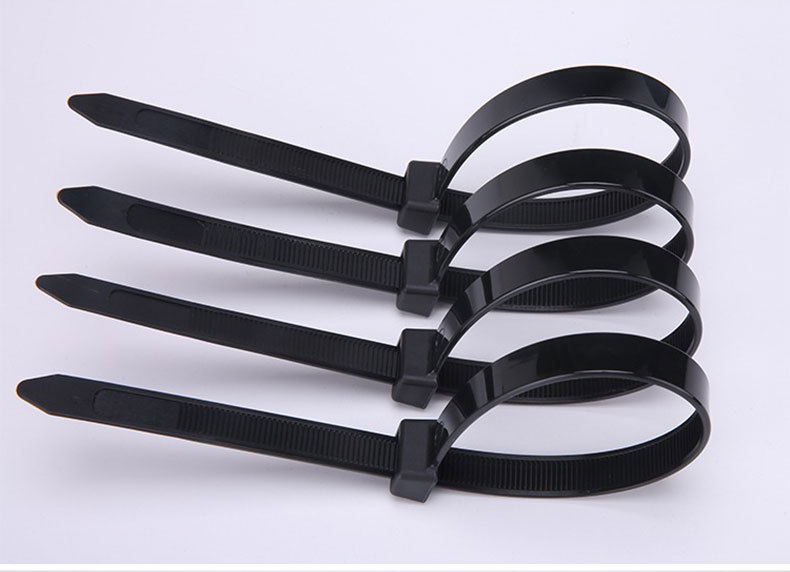 Self-locking nylon cable ties, white and black plastic cable ties, 3*4*5* cable ties, cable ties, buckle type strapping ties wholesale pic 17