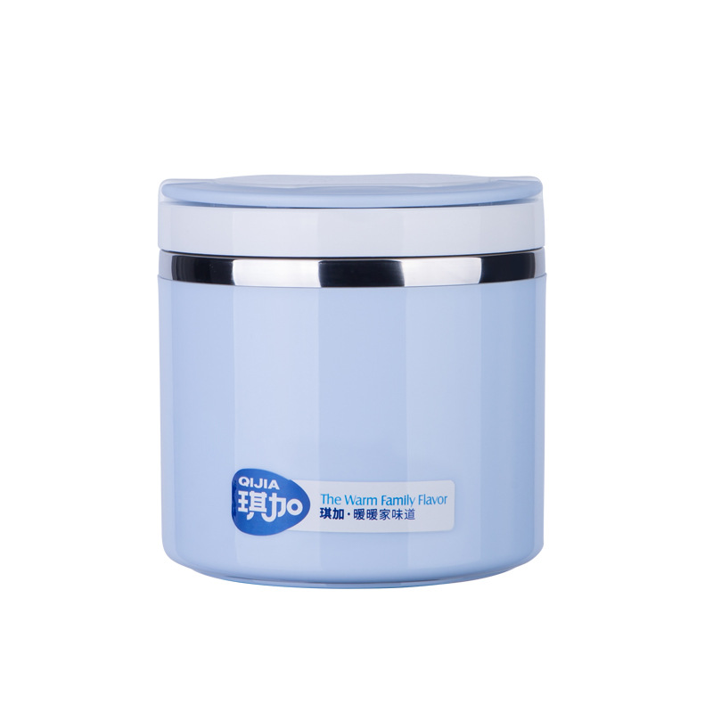 琪加日式迷你小巧保温桶成人多层不锈钢饭盒小学生儿童双层便当盒