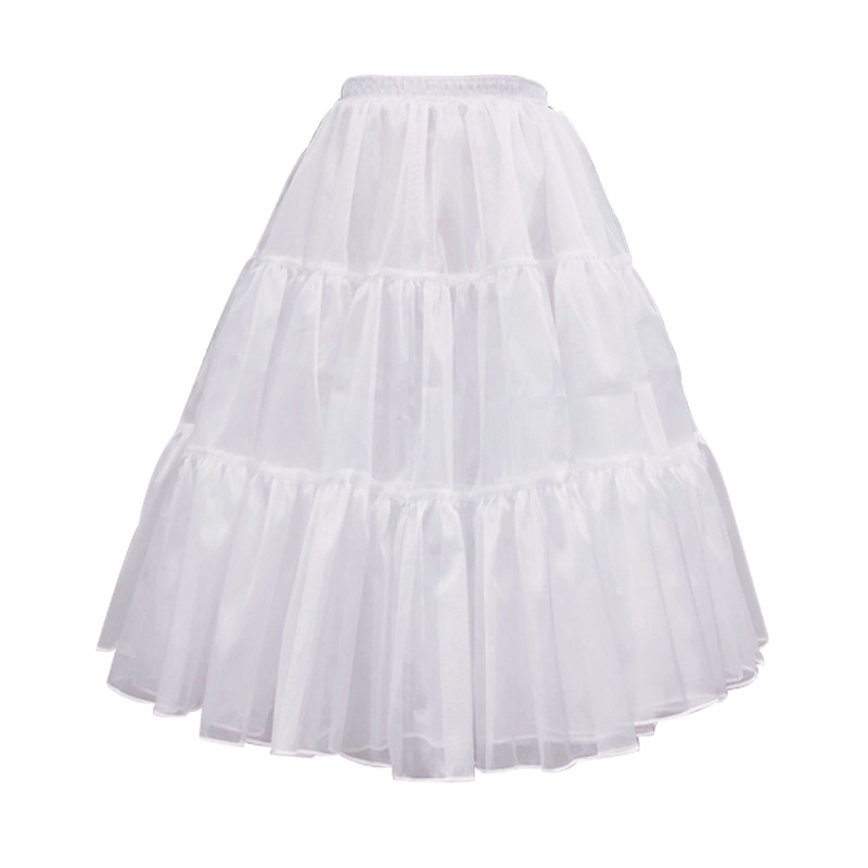 Skirt lolita boneless soft yarn daily support medium length Lolita petticoat 60cm own factory quality is excellent price Item Picture