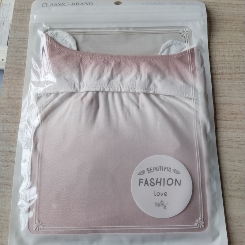 Japanese gradient eye corner summer gradient color ice silk sun protection mask, women's UV protection neck and sun shield face mask details Picture