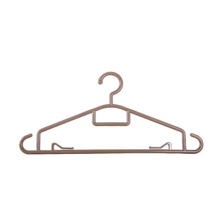 A variety of plastic thickened wide shoulder clothes hanging clothes hanging adult household clothes and children's pants rack drying hanger Item Picture