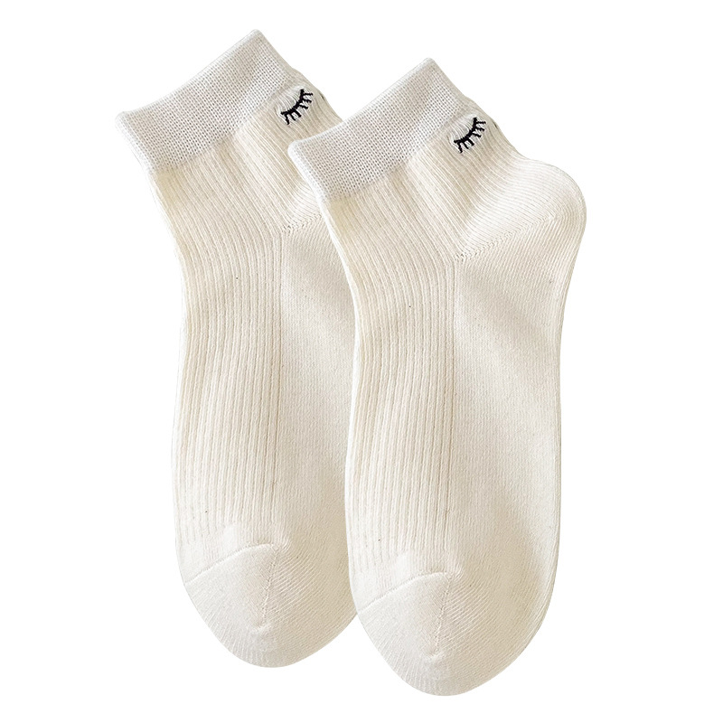Socks stall a generation of summer female boat socks female shallow mouth solid color cotton socks casual thin low-help socks Zhuji female socks wholesale Item Picture