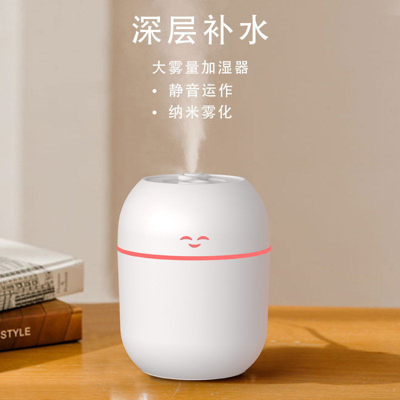 加湿器小型办公室便携香薰机新款静音宿舍空气桌面家用喷雾车载香