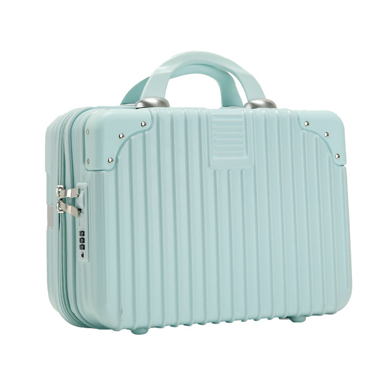 Factory Direct Sales 14 Inch Luggage Can Be Hanging Rod Box Suitcase Male Suitcase Female Student Password Box Application Scenario