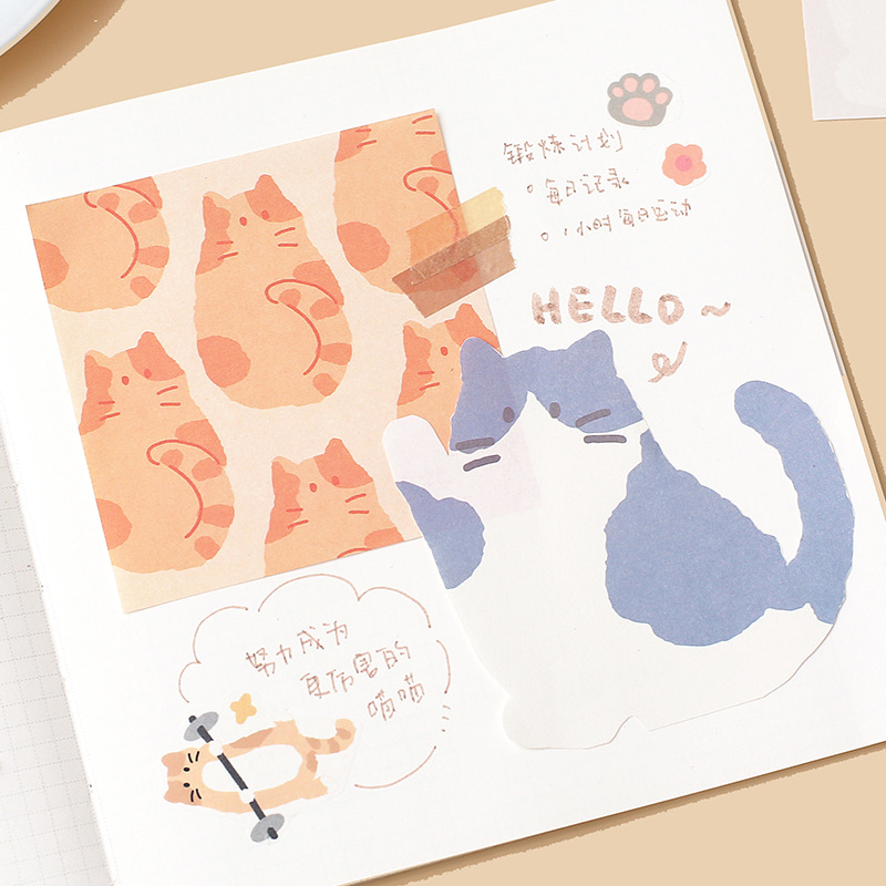 Letter Lovers 100 Notes A Bunch Of Furry Series Creative Cute Cartoon Panda Student Message Book Specification drawing