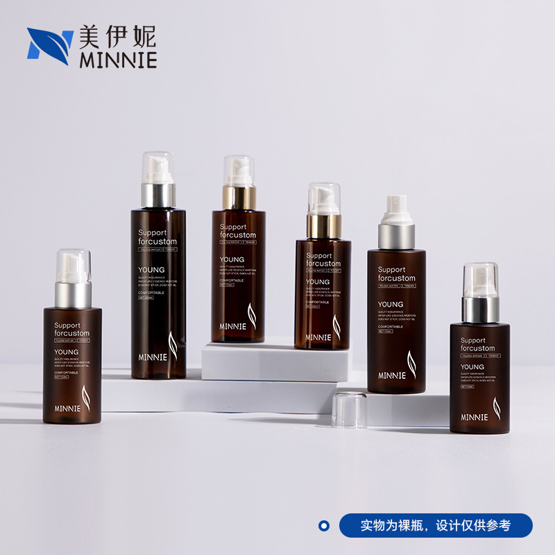 120ml cosmetic toner packaging bottle, skin care product packaging material, essence lotion bottle, 100ml high-end spray bottle Application Scenario