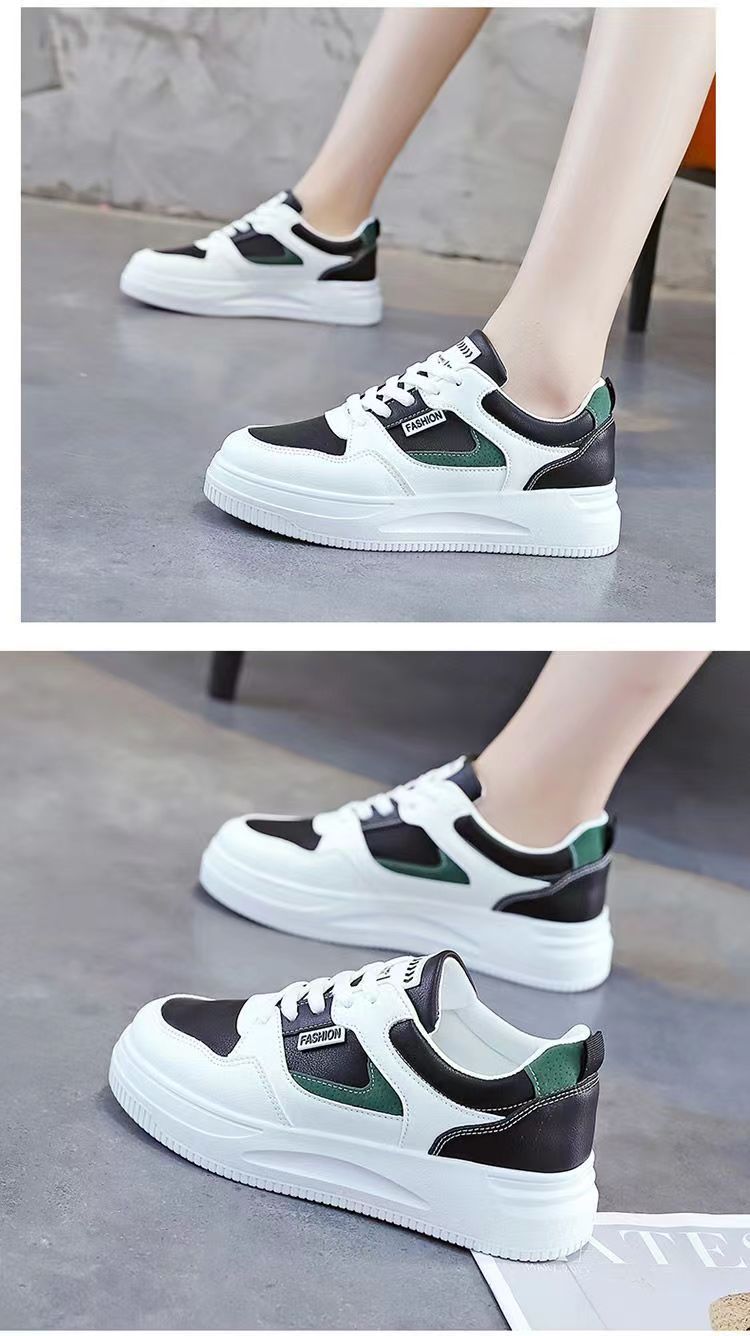 2025新款春秋季板鞋女运动厚底百搭韩版ins潮流防滑学生小白鞋女详情15