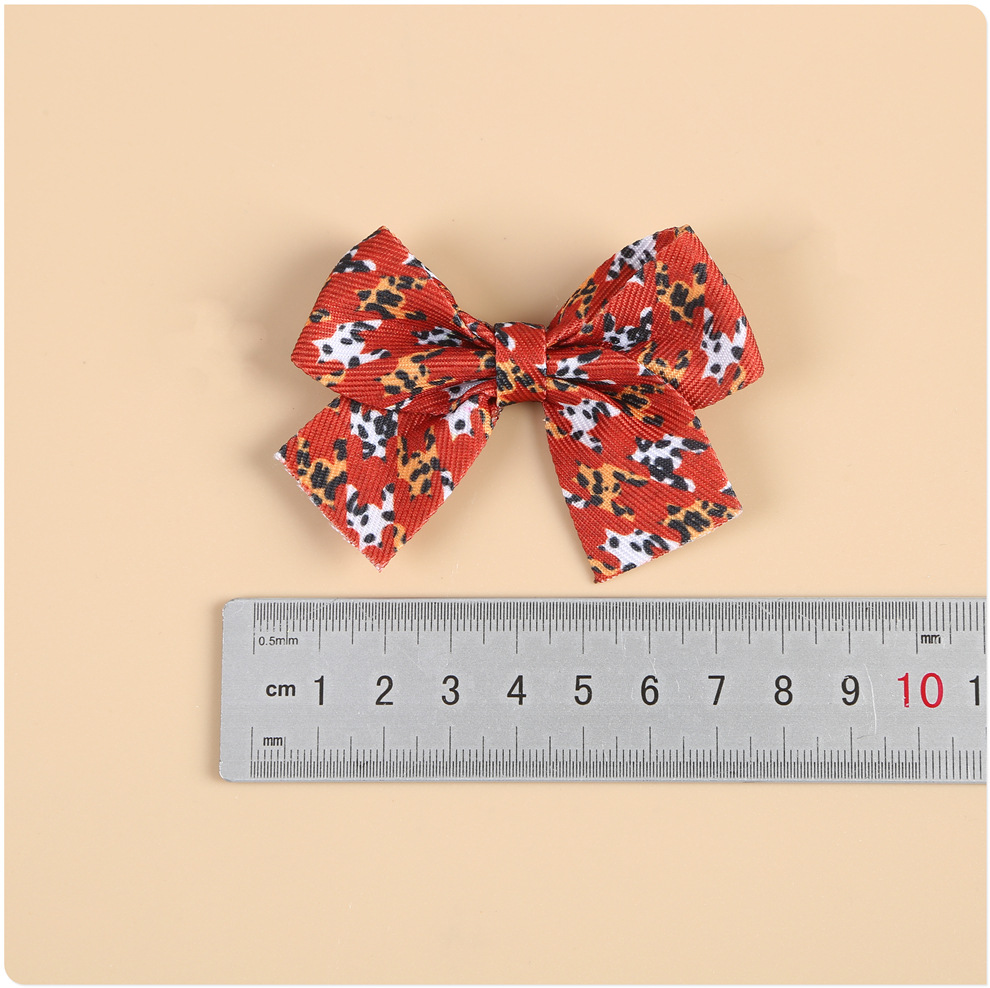 Hand-Made Bows Japanese And Korean Style Hair Accessories Gift Clothing Accessories New Colored Floral And Interphase Bows Can Be Produced Item Picture