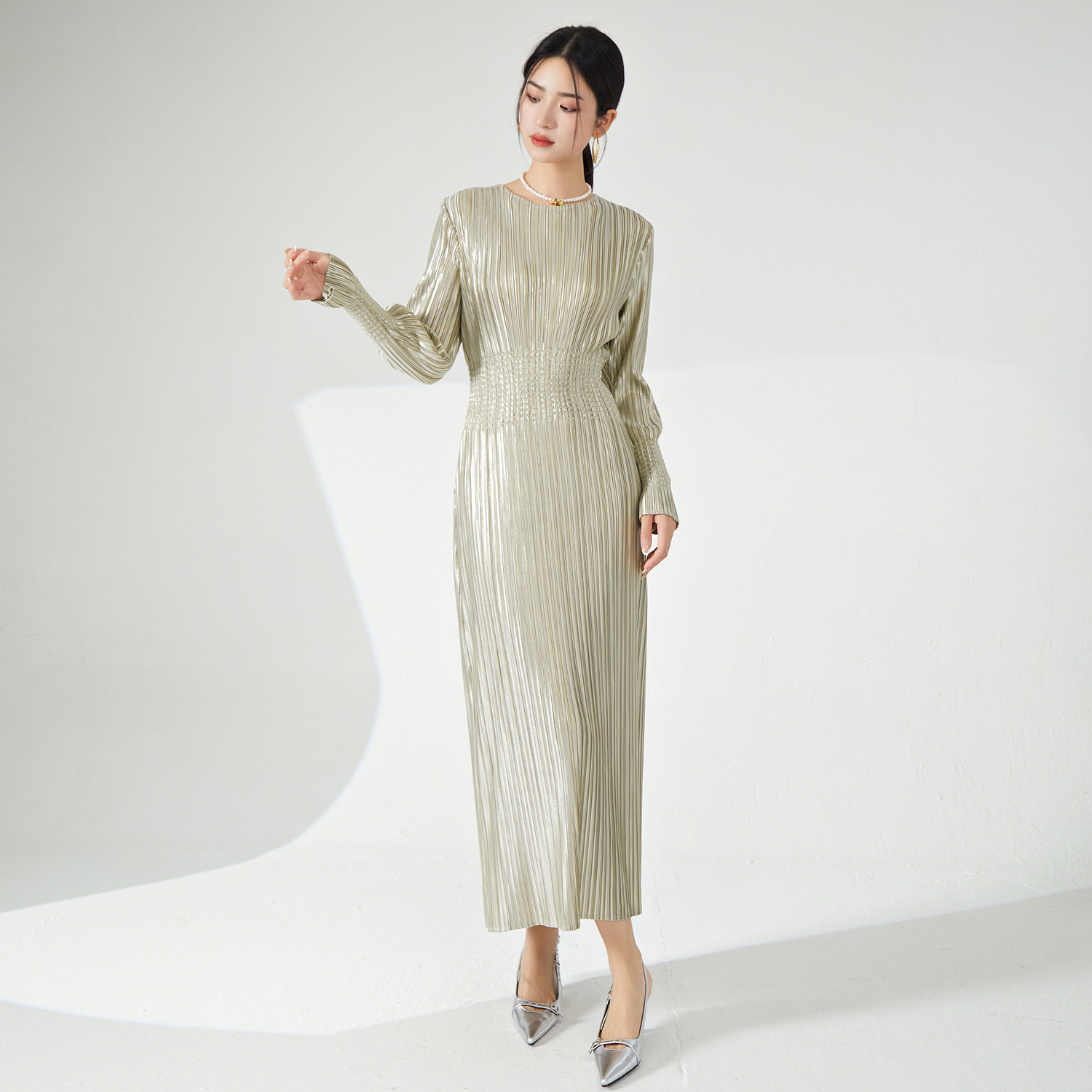 连衣裙/长裙/连衣裙欧美/女装/衣服细节图