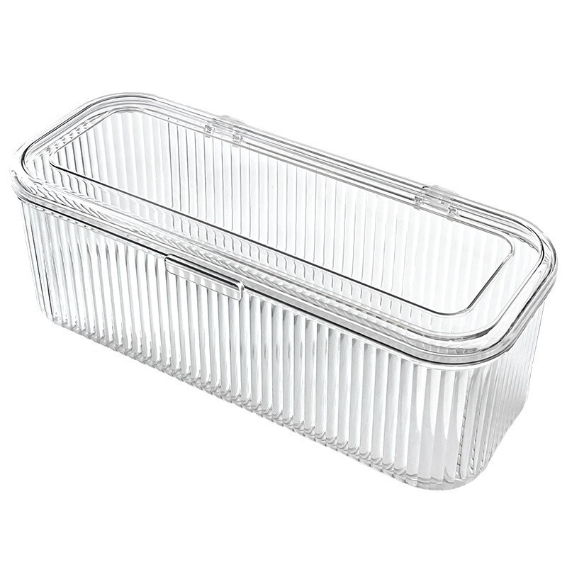 Powder puff storage box, dressing table desktop, cosmetics, brush, lipstick, dust-proof box, cushion, beauty egg storage Item Picture