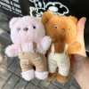 Cute bear overalls, plush toys, keychains, pendants, internet-famous pendants, girls' bag pendants, wholesale pendants Application Scenario